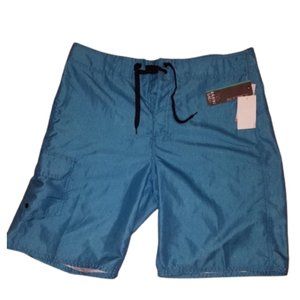 Burnside Solid Board Shorts | Blue | 34" | NWT